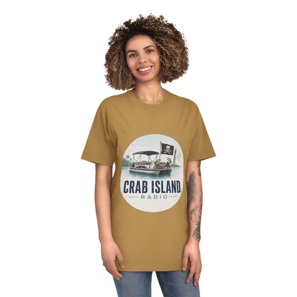 Unisex Faded Shirt – Crab Island Radio