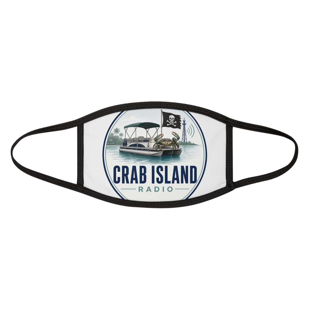 Mixed-Fabric Face Mask – Crab Island Radio
