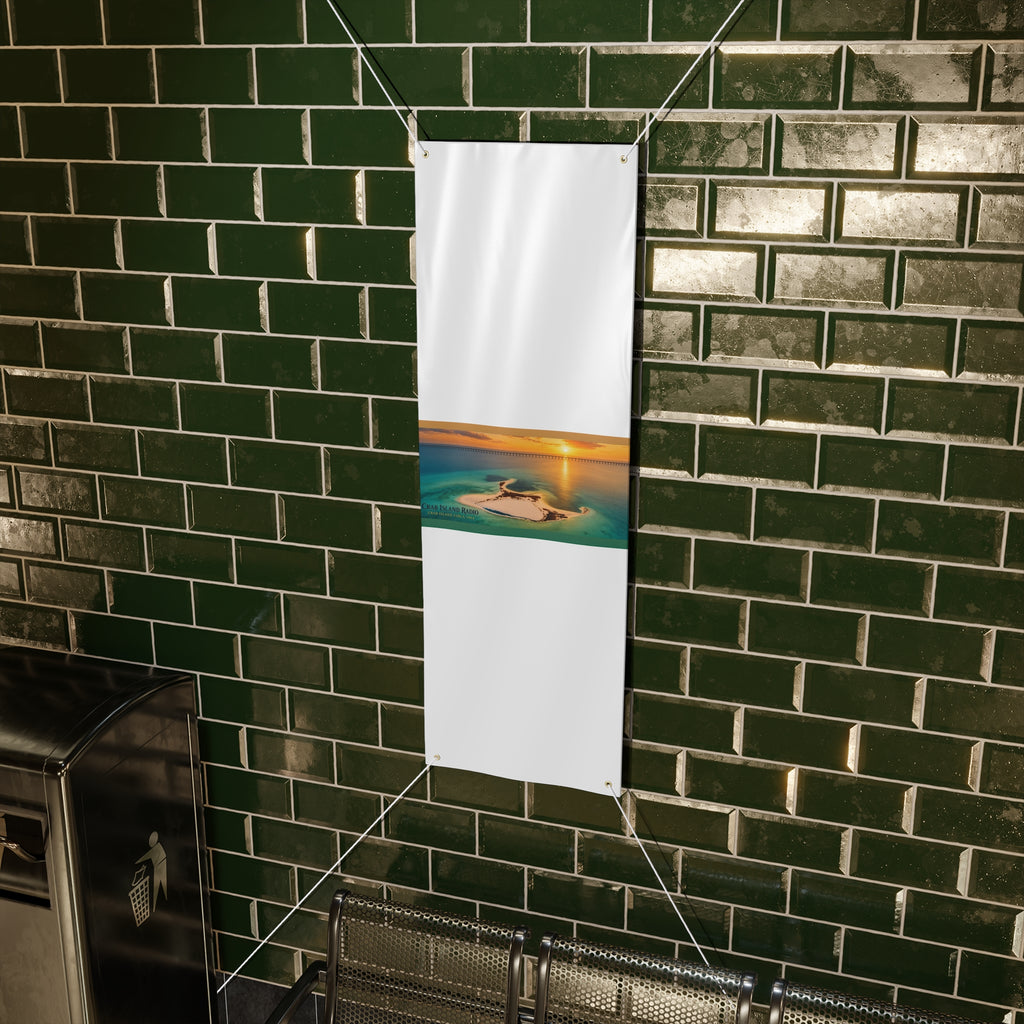 Matte Banner – Island Sunset