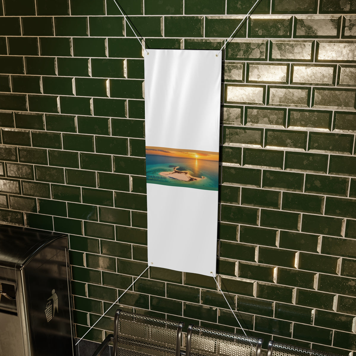 Matte Banner – Island Sunset