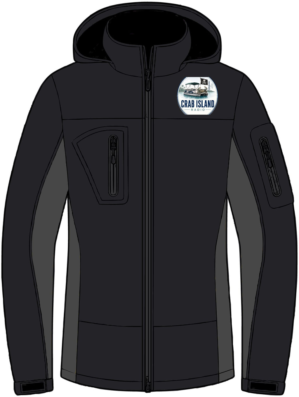 Waterproof Soft Shell Jacket – Crab Island Radio