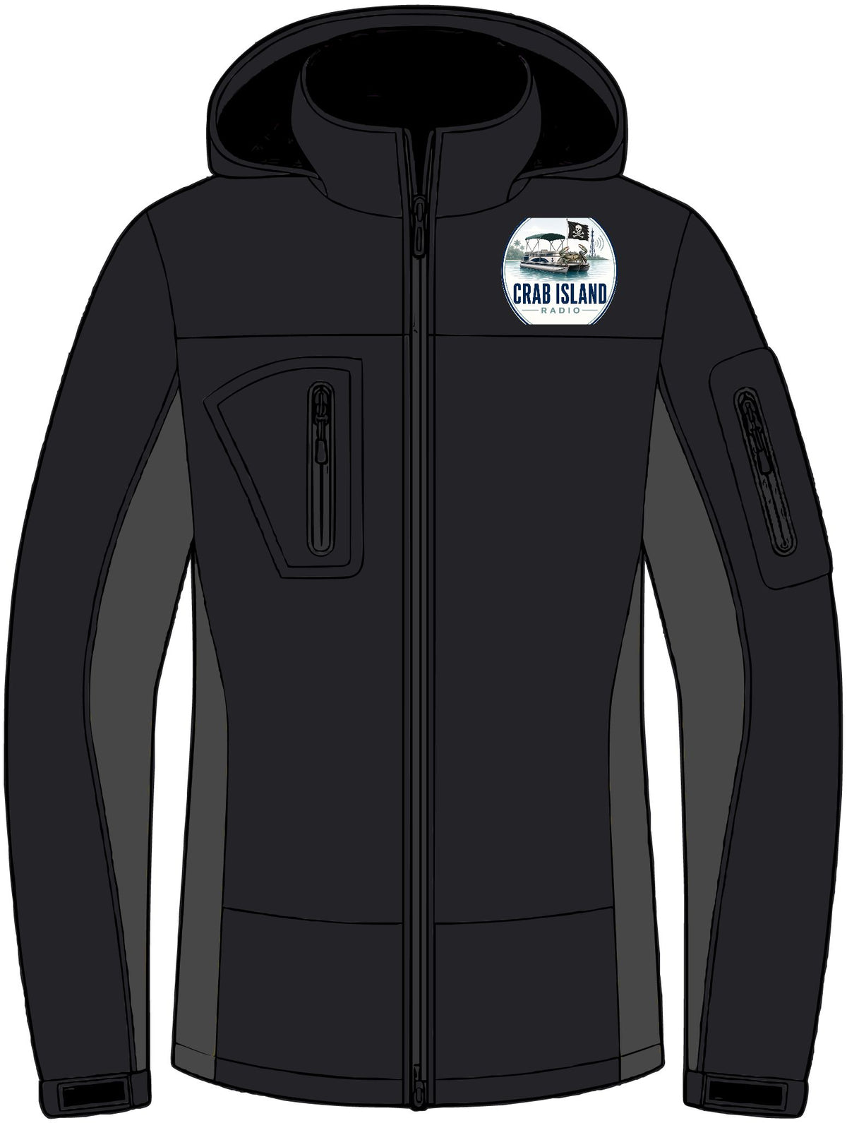 Waterproof Soft Shell Jacket – Crab Island Radio