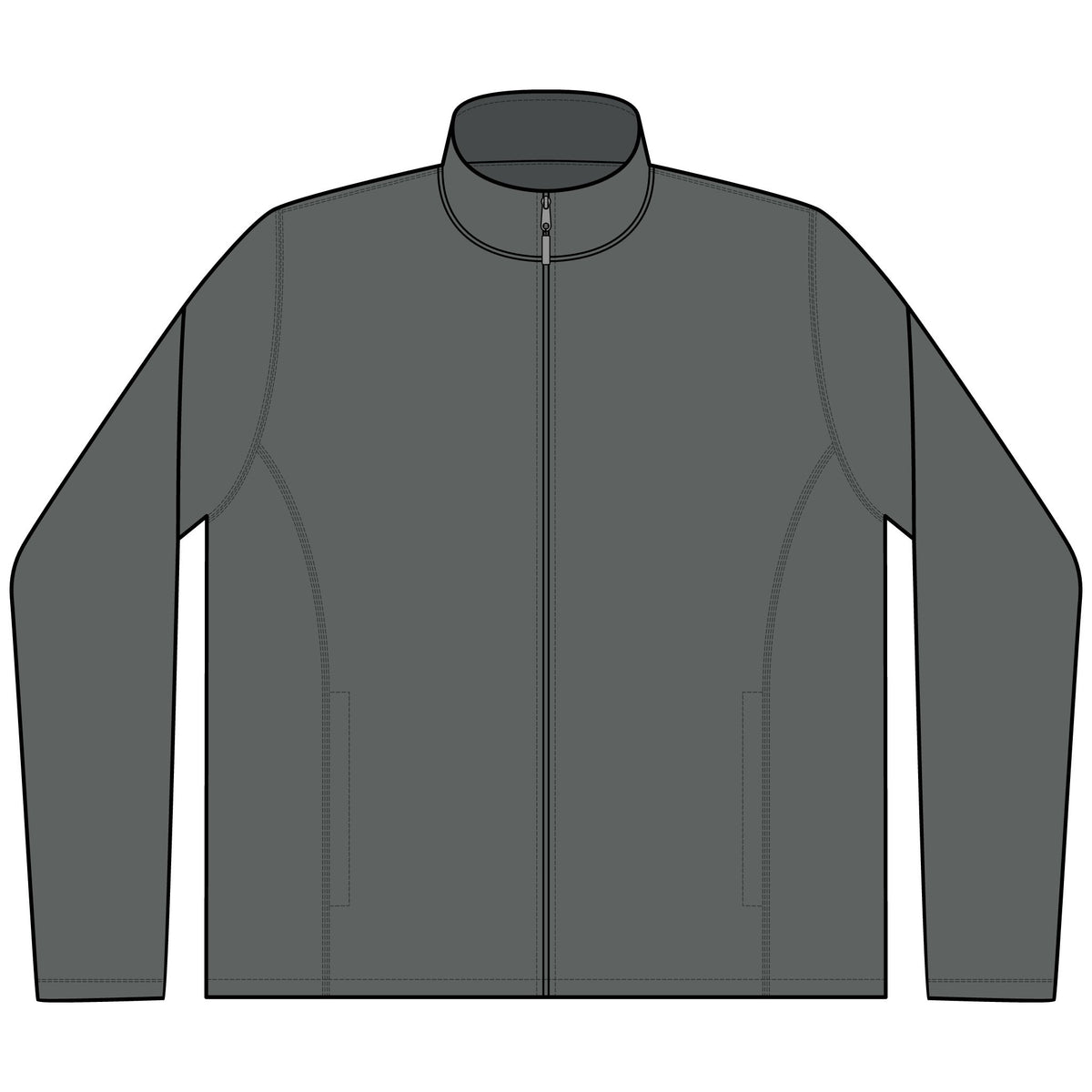 Heather Microfleece Full-Zip Jacket – Crab Island Radio