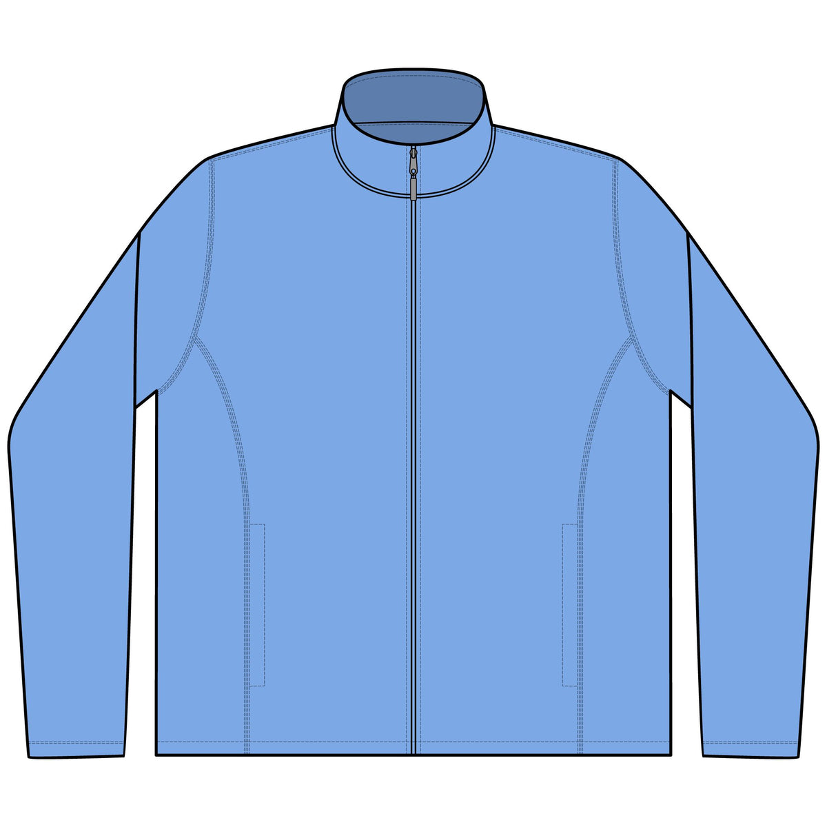 Heather Microfleece Full-Zip Jacket – Crab Island Radio