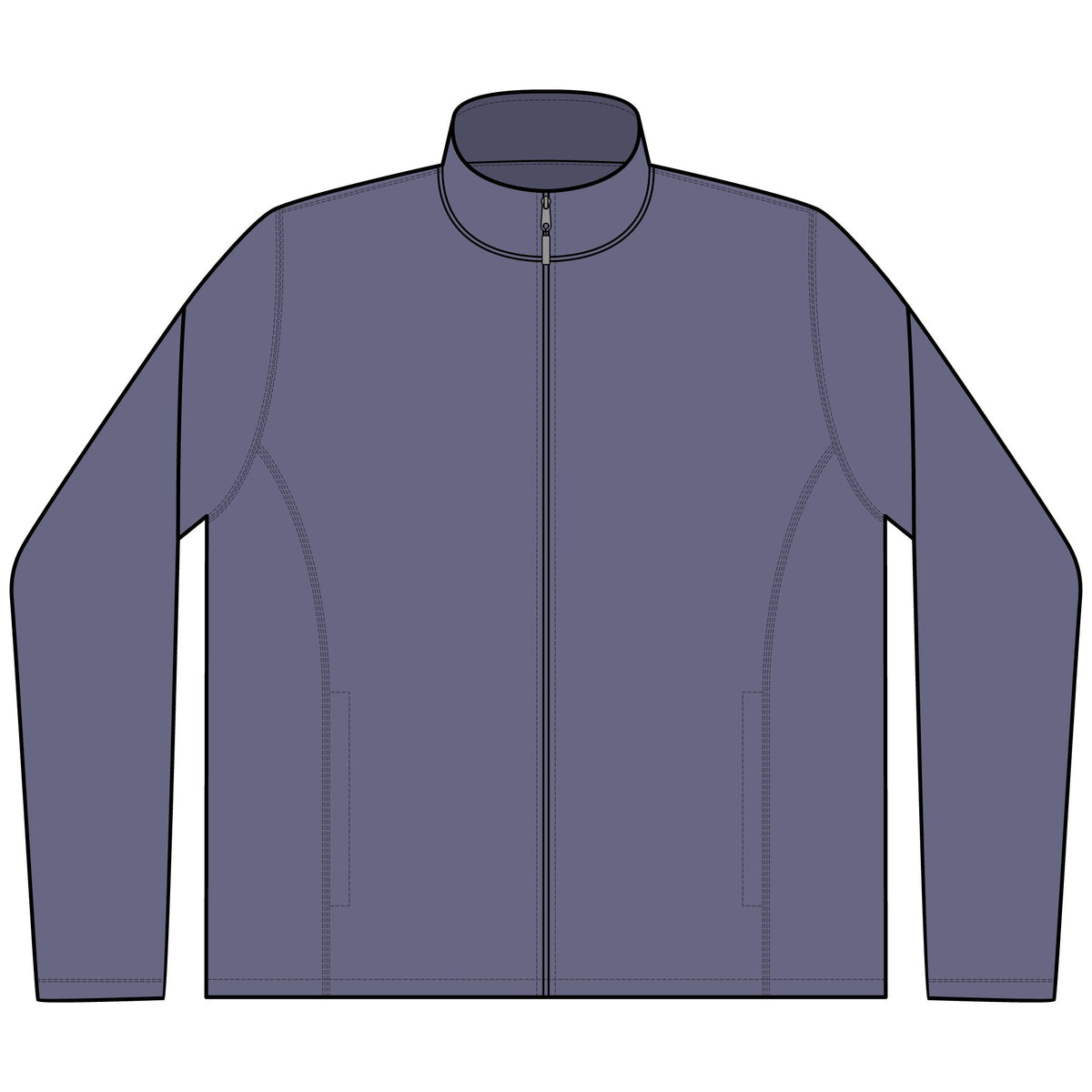 Heather Microfleece Full-Zip Jacket – Crab Island Radio