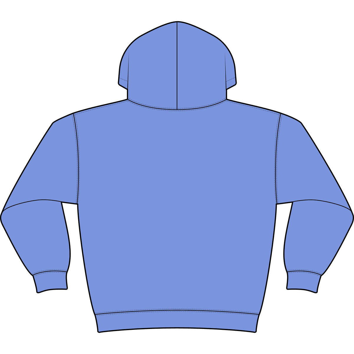PosiCharge Tri-Blend Wicking Fleece Hooded Pullover – Pirate Crab