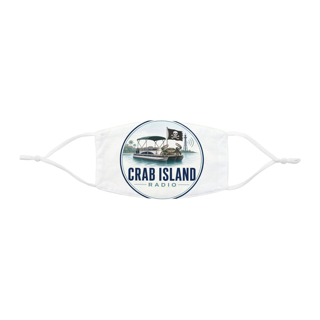 Snug-Fit Polyester Face Mask – Crab Island Radio