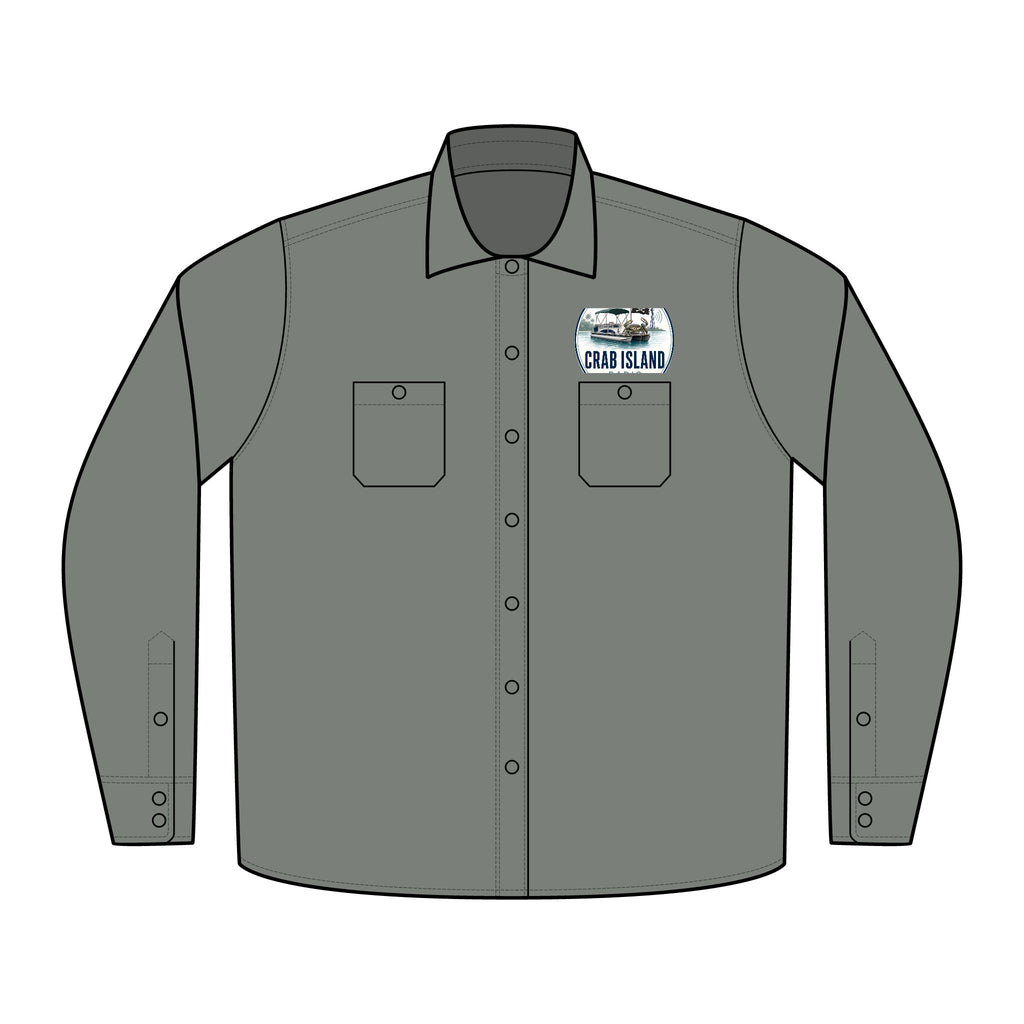 Women's Slub Chambray Shirt – Crab Island Radio