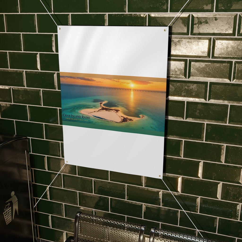 Matte Banner – Island Sunset
