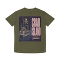 Unisex Faded Shirt – Pirate Crab – Girl Colors (Plum & Rose)