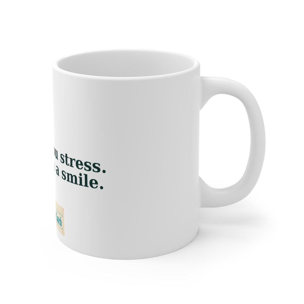 They Hand You Stress Mug – The Crab Island Catch 11oz