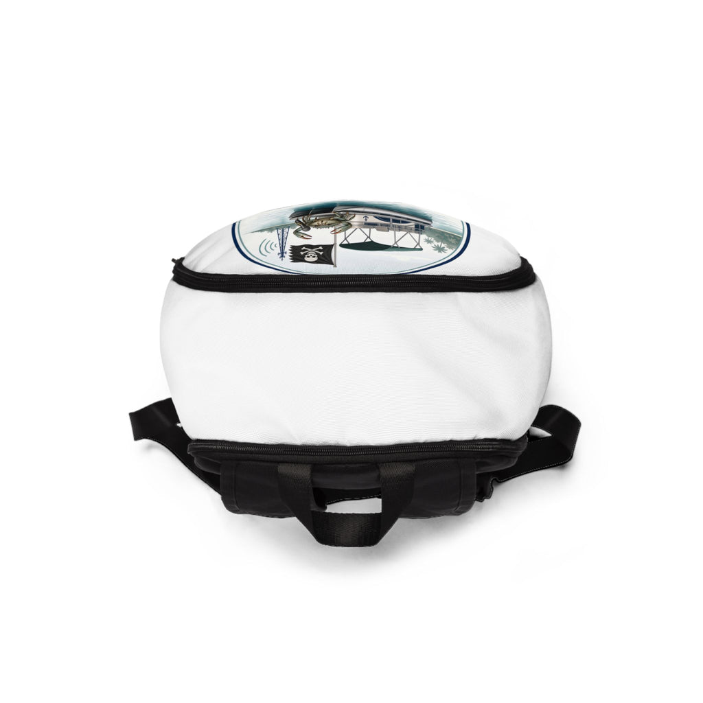 Unisex Fabric Backpack – Crab Island Radio
