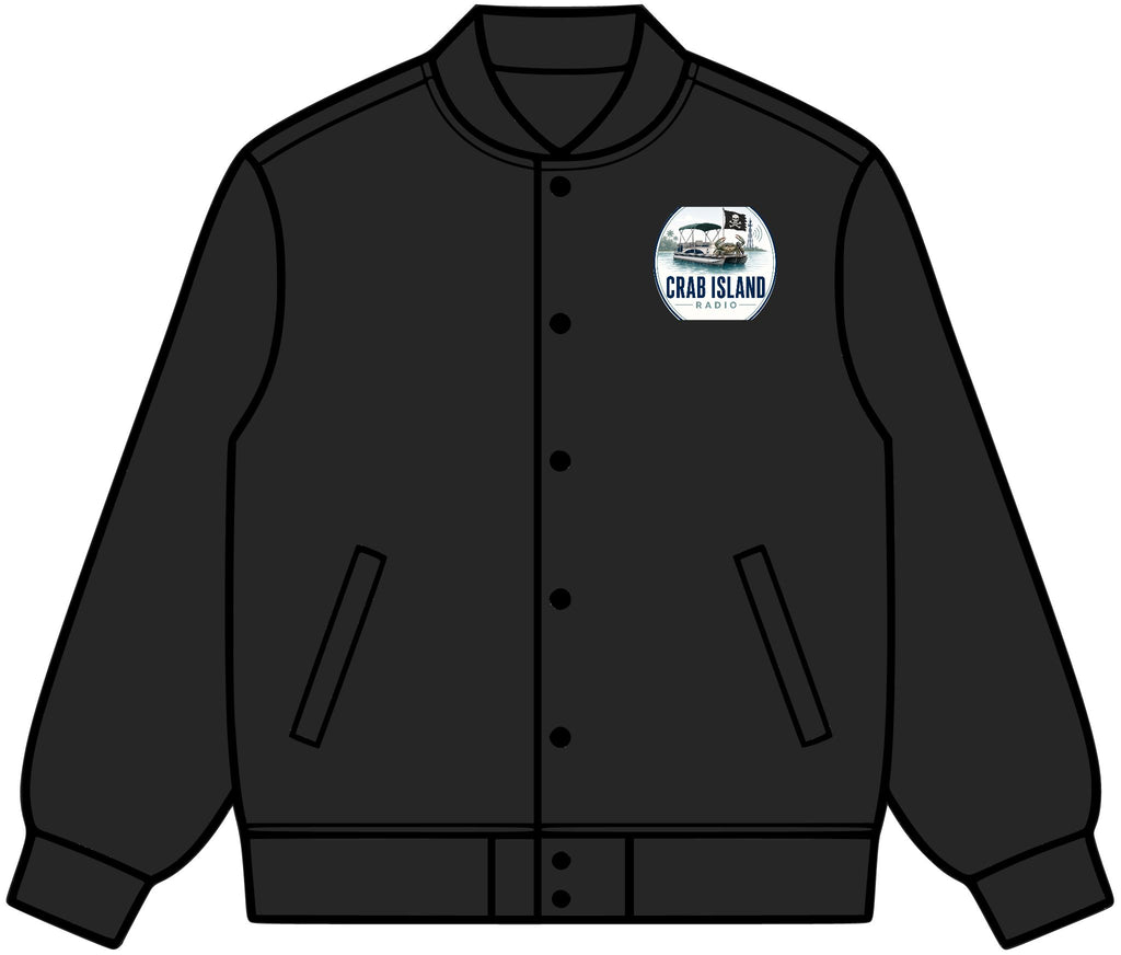 College Bomber Jacket – Crab Island Radio