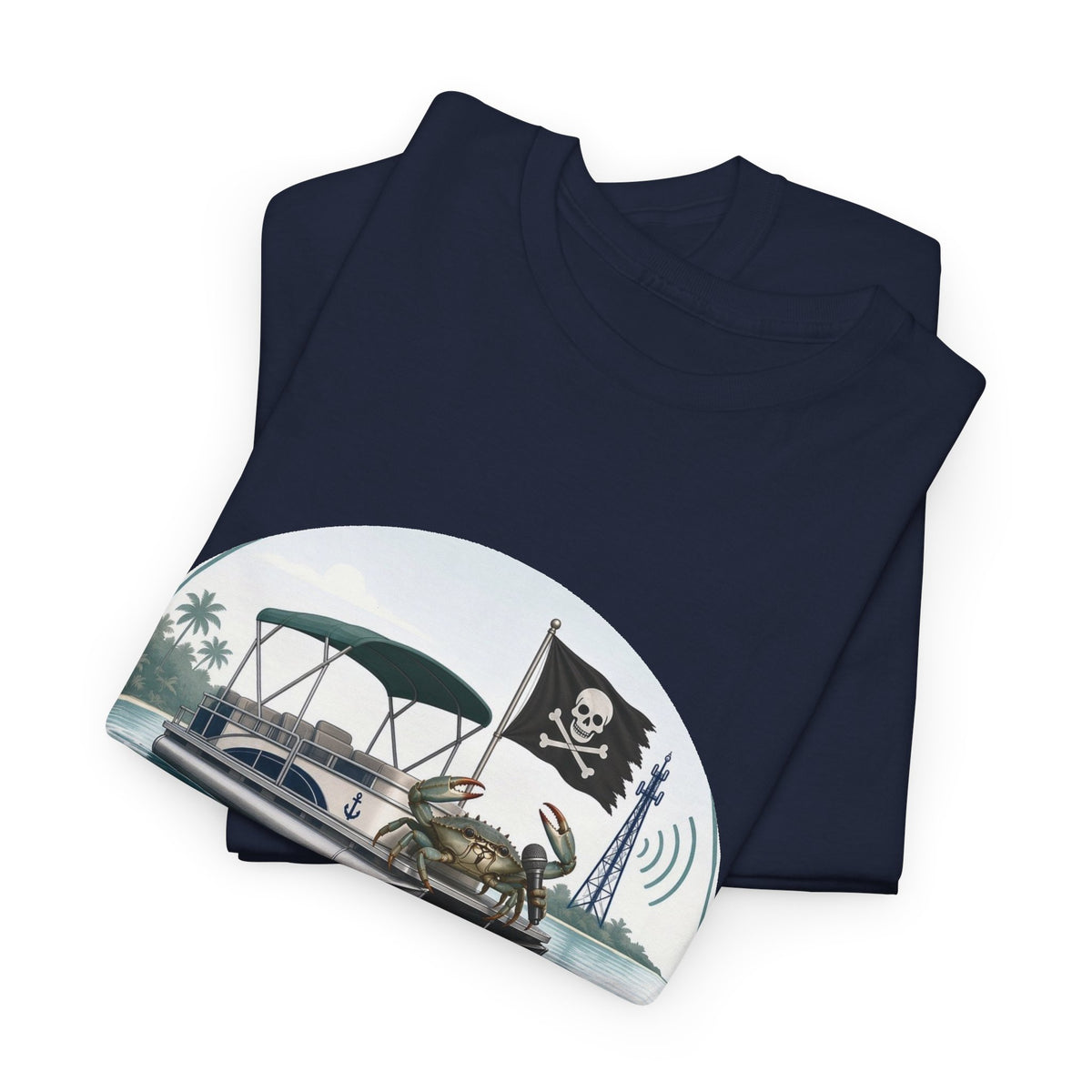 Crab Island Radio — Coffee Pot Jog Tee