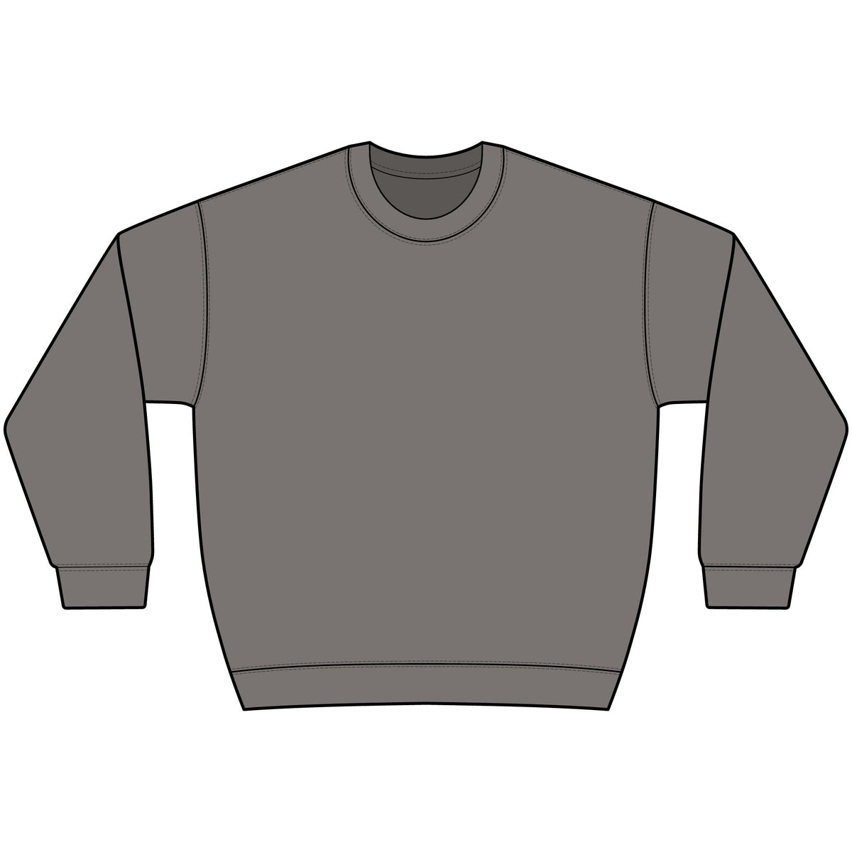 Women's Relax Faded Crew – Crab Island Radio