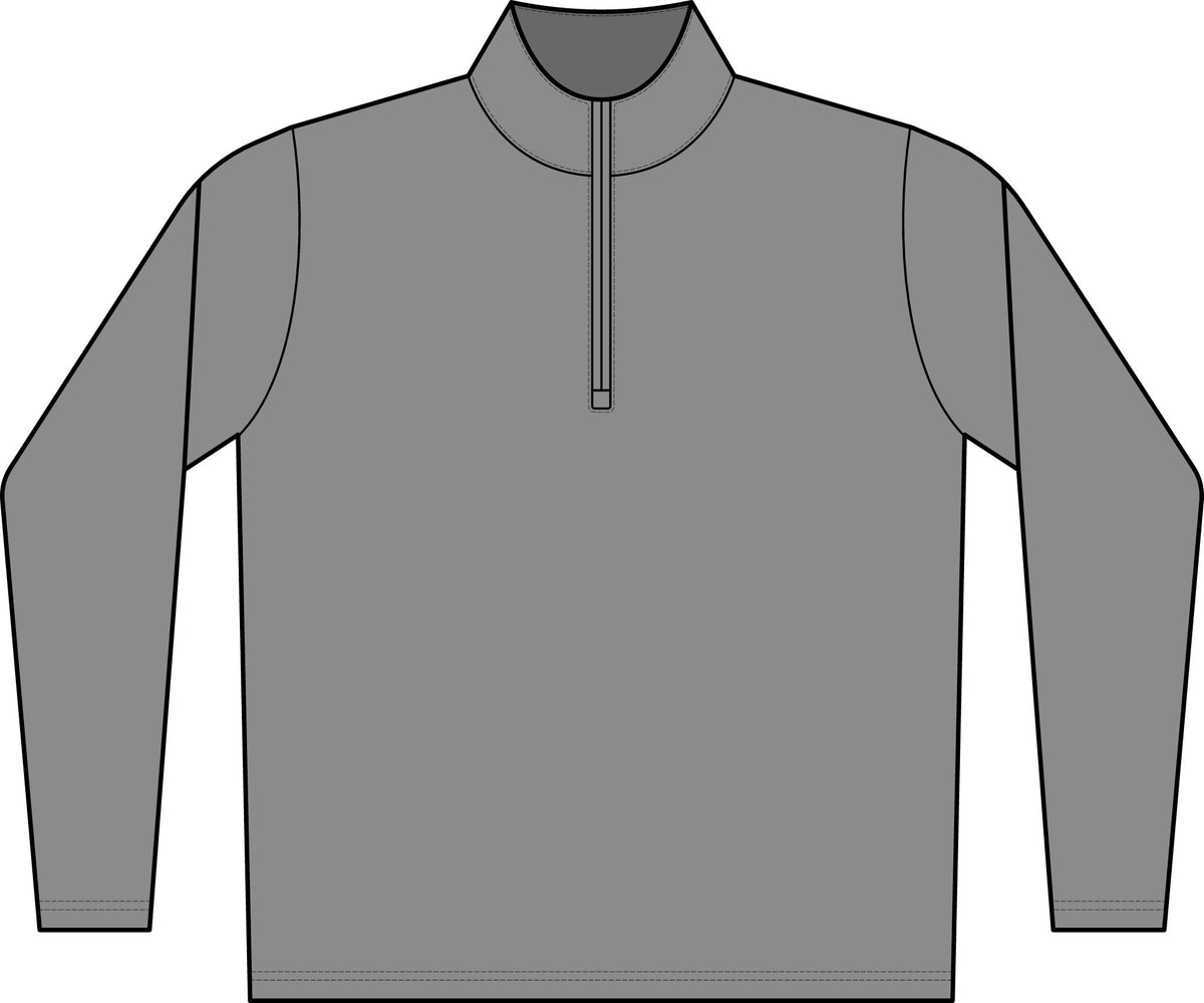 Women's PosiCharge Electric Heather Colorblock 1/4-Zip Pullover – Crab Island Radio