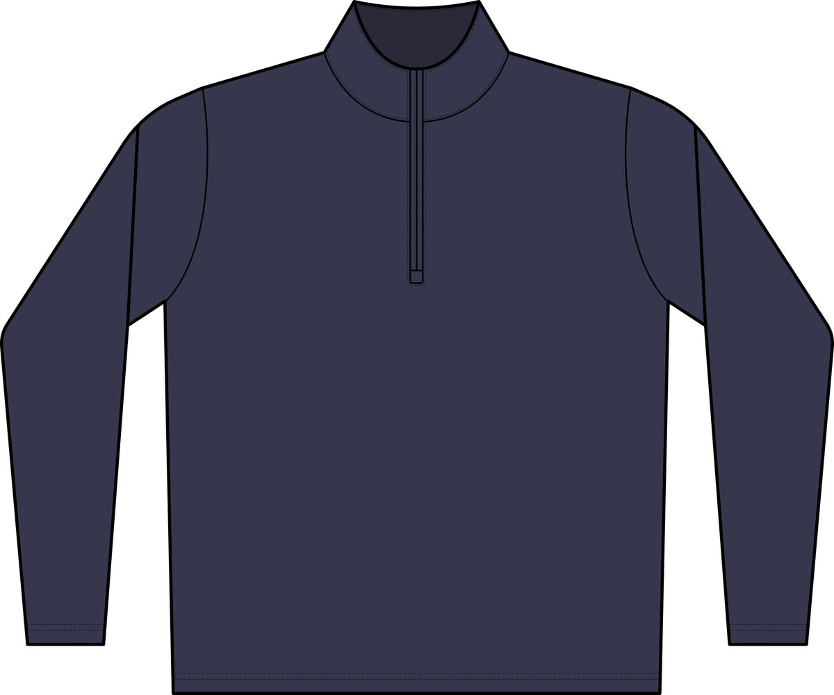 Women's PosiCharge Electric Heather Colorblock 1/4-Zip Pullover – Crab Island Radio