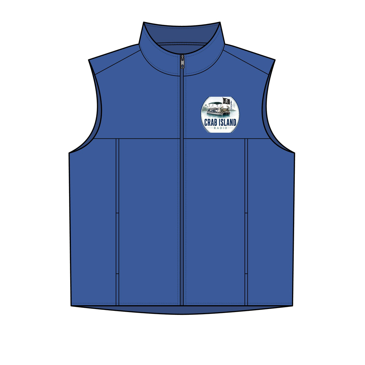 Women's Puffy Vest – Crab Island Radio