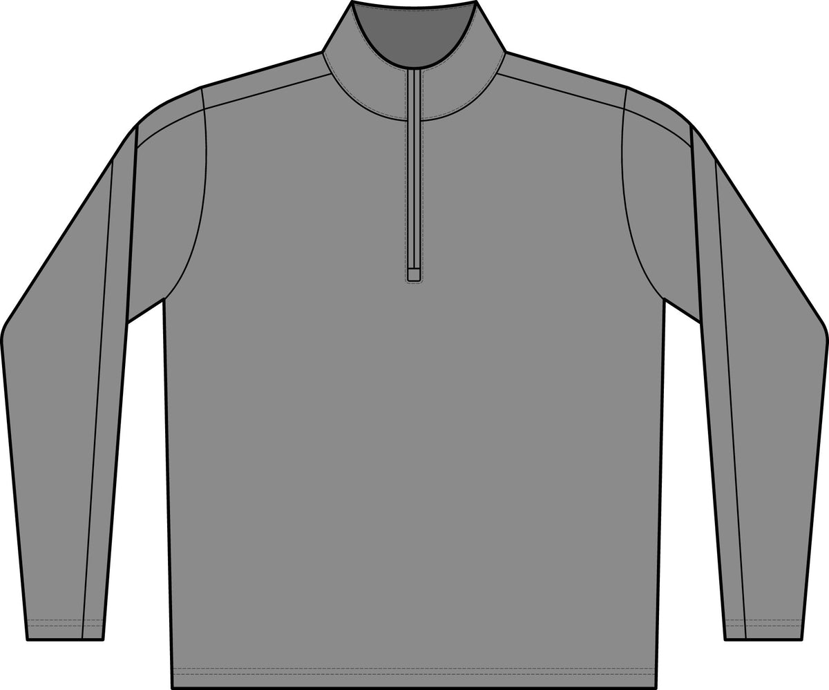 PosiCharge Electric Heather Colorblock 1/4-Zip Pullover – Crab Island Radio