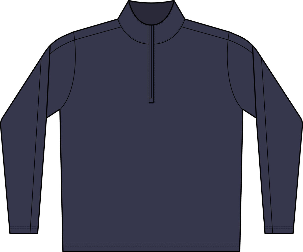 PosiCharge Electric Heather Colorblock 1/4-Zip Pullover – Crab Island Radio