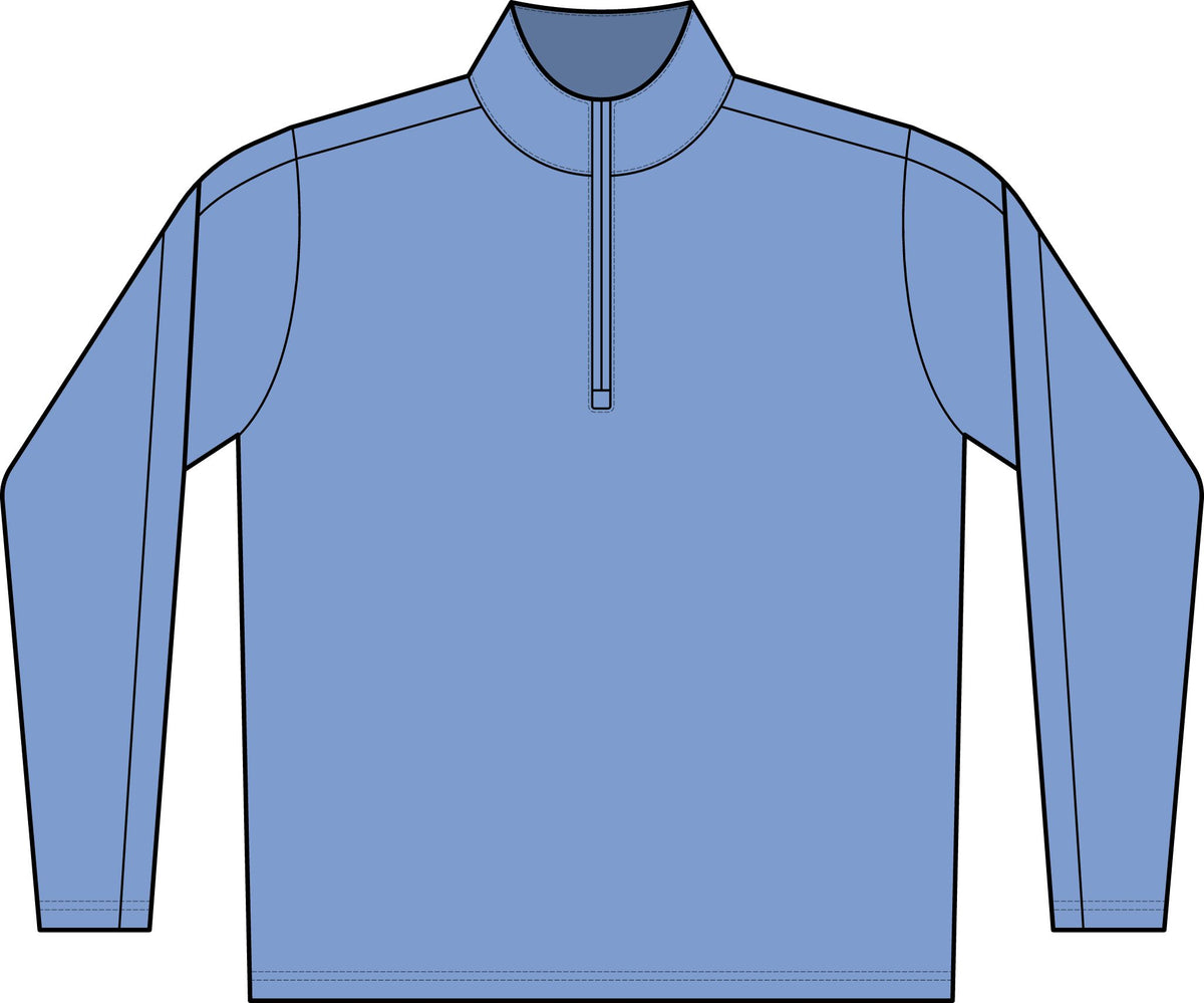 PosiCharge Electric Heather Colorblock 1/4-Zip Pullover – Crab Island Radio