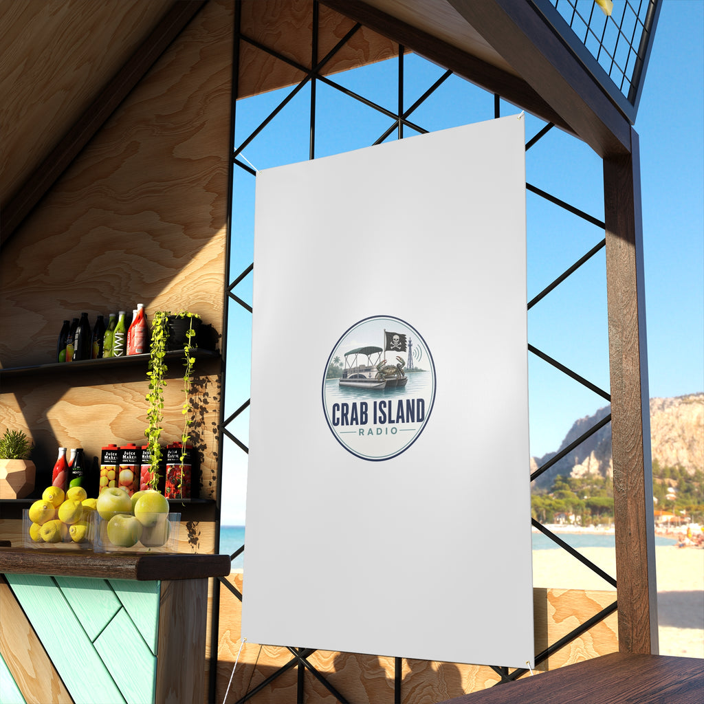Matte Banner – Crab Island Radio