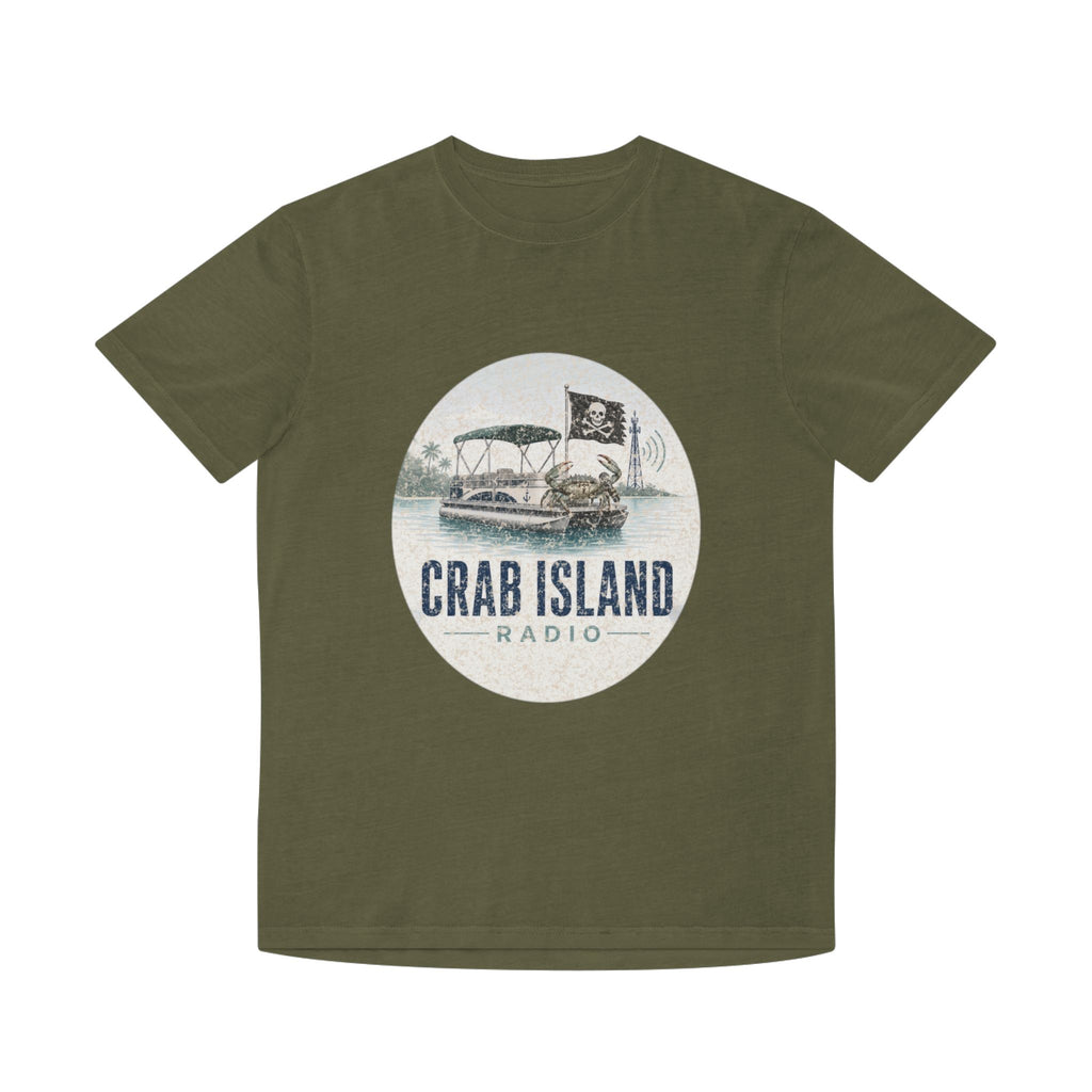Unisex Faded Shirt – Crab Island Radio