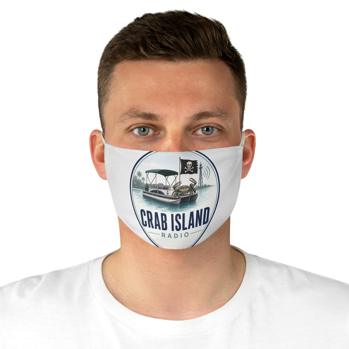 Fabric Face Mask – Crab Island Radio