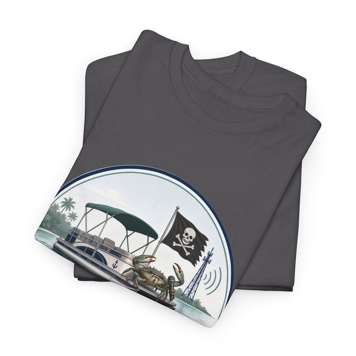 Crab Island Radio — Coffee Pot Jog Tee