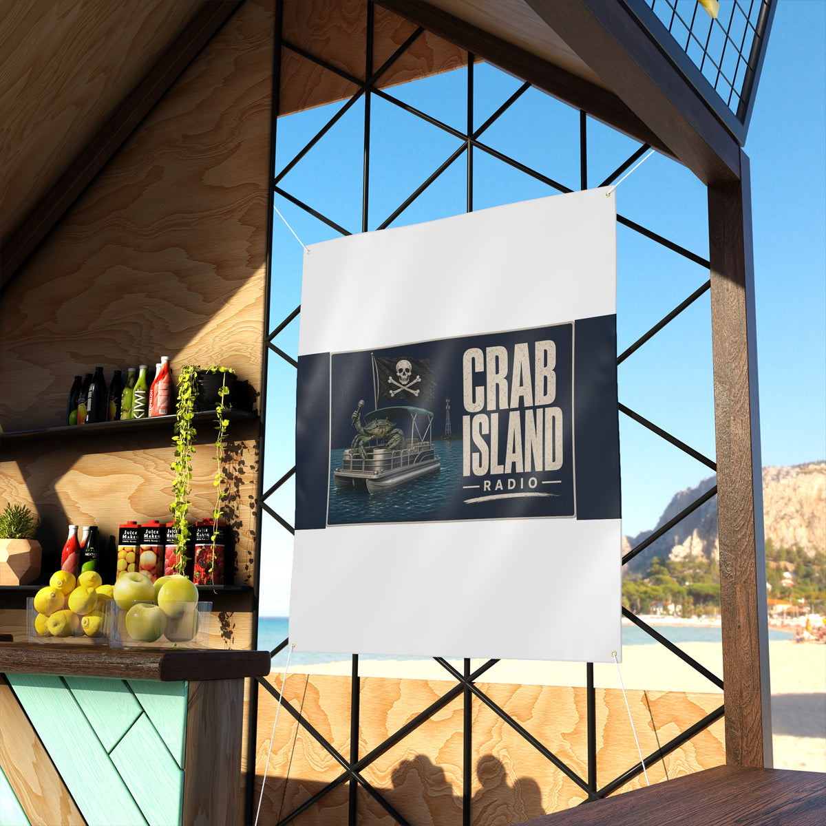 Matte Banner – Pirate Crab