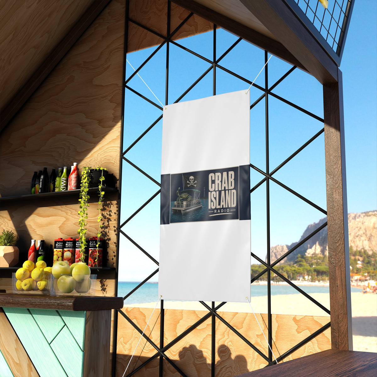 Matte Banner – Pirate Crab