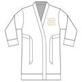 Crab Island Radio Ouchy Dots Satin Robe