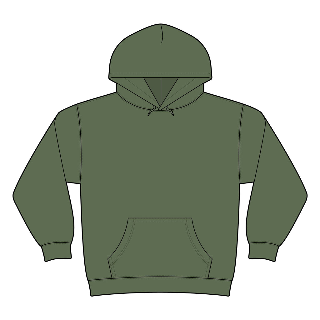 Stencil Camo Hood – Island Sunset