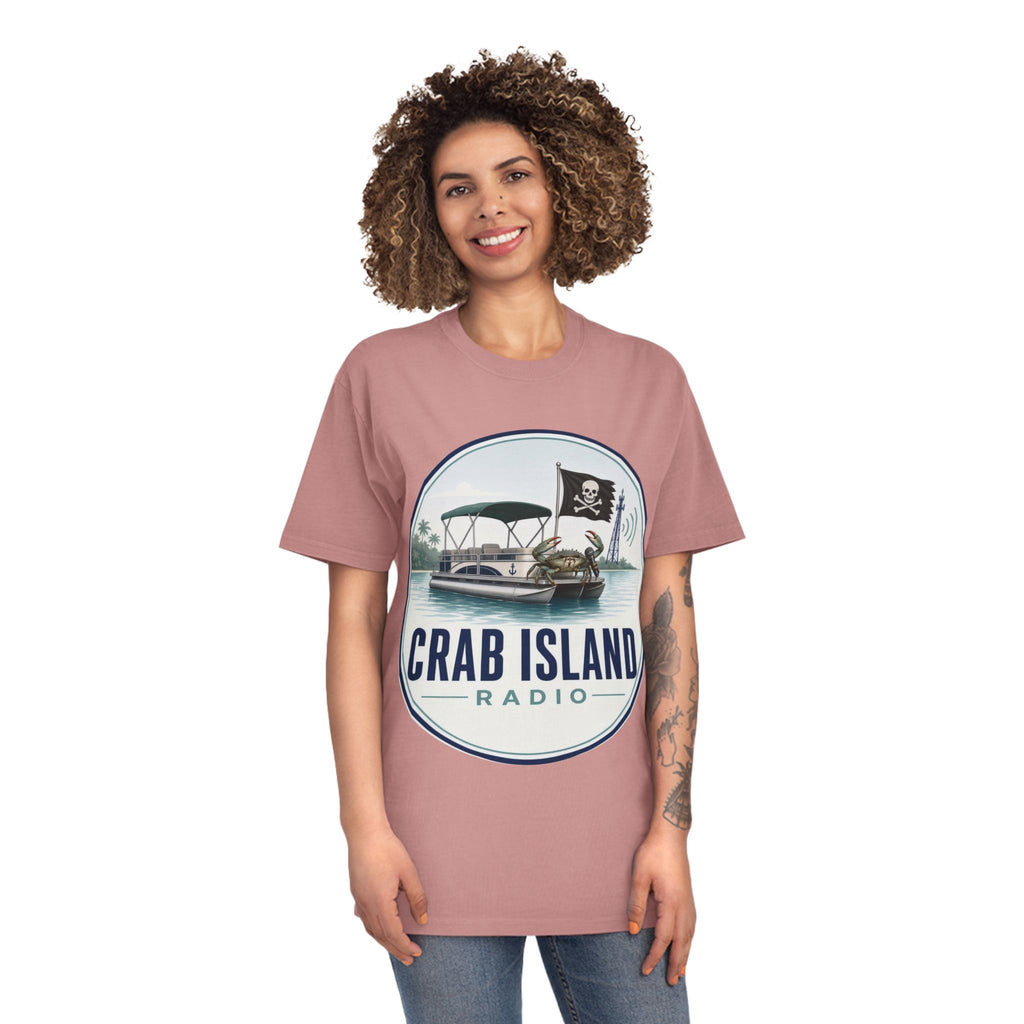 Unisex Faded Shirt – Crab Island Radio
