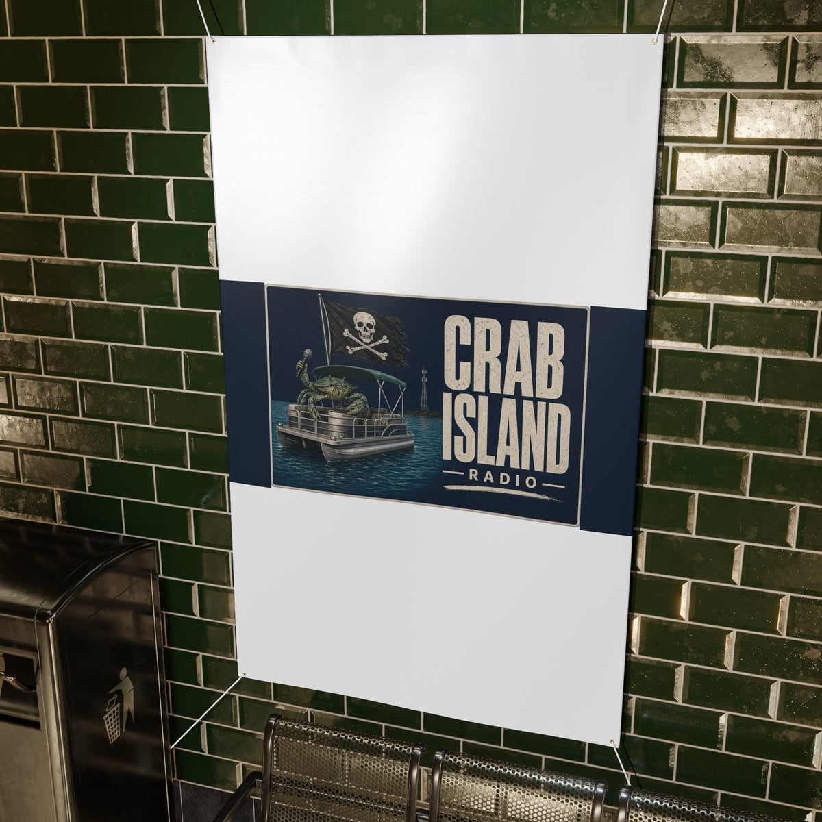Matte Banner – Pirate Crab