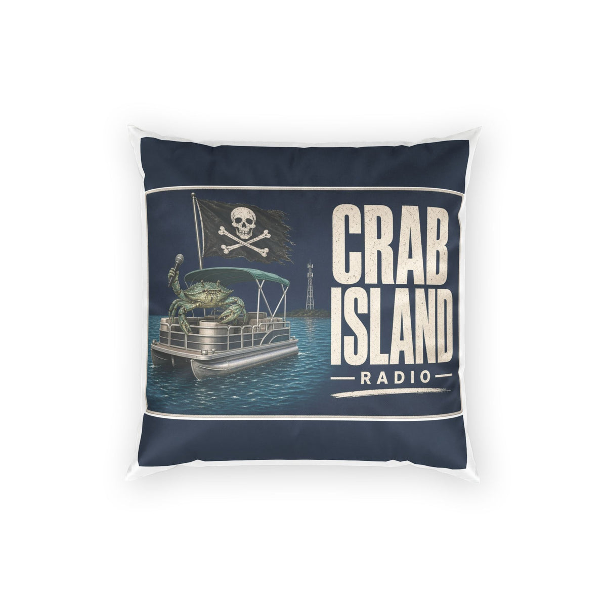Poly Velvet Pillow – Pirate Crab