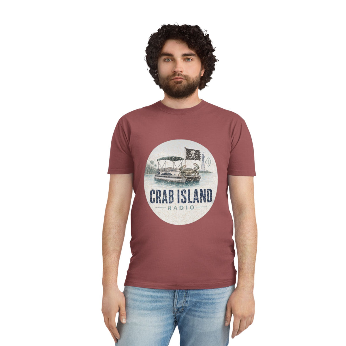 Unisex Faded Shirt – Crab Island Radio