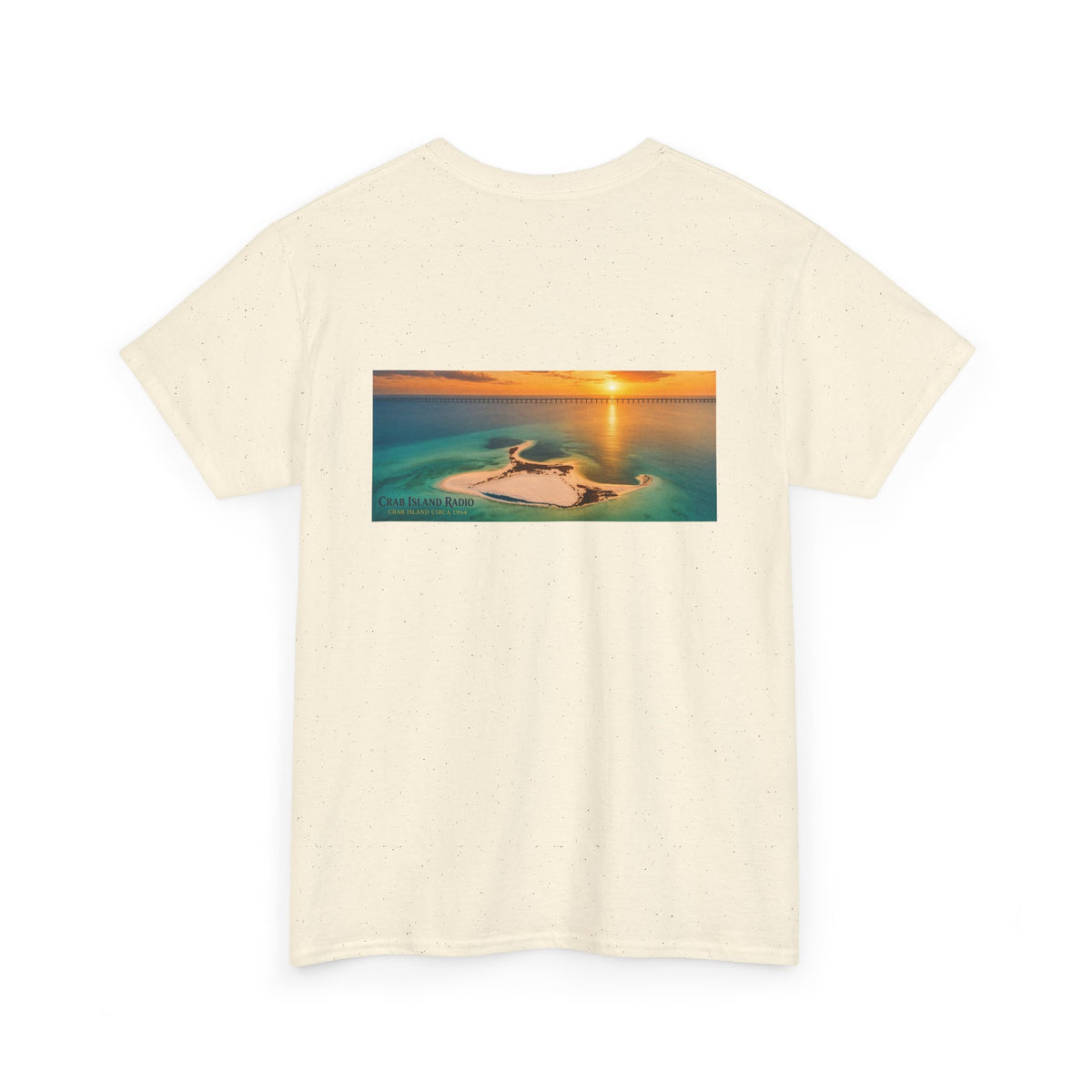 Crab Island Radio Island Sunset T-Shirt – Crab Island Circa 1964, Destin Florida
