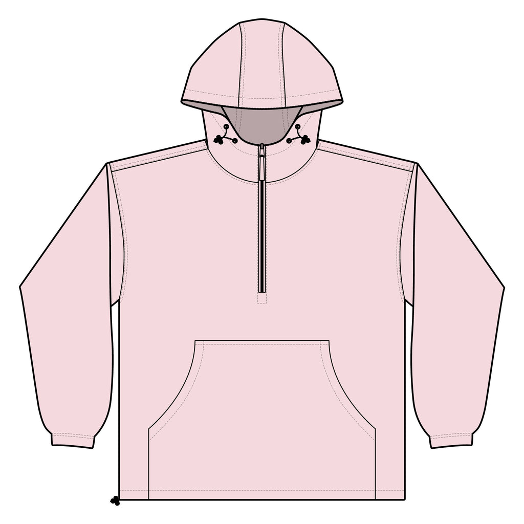 Unisex Lightweight Quarter-Zip Windbreaker Pullover Jacket – Crab Island Radio