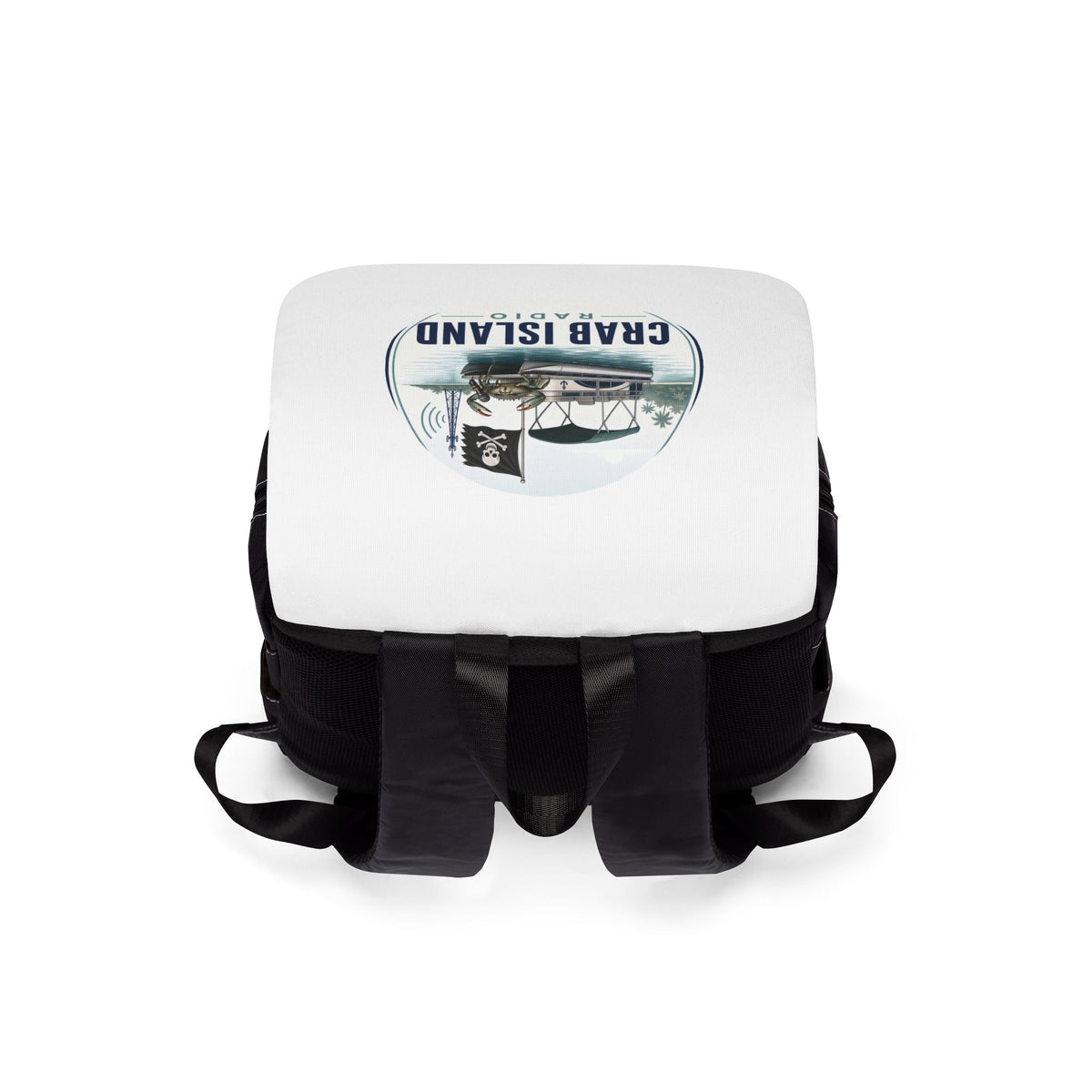 Unisex Casual Shoulder Backpack – Crab Island Radio