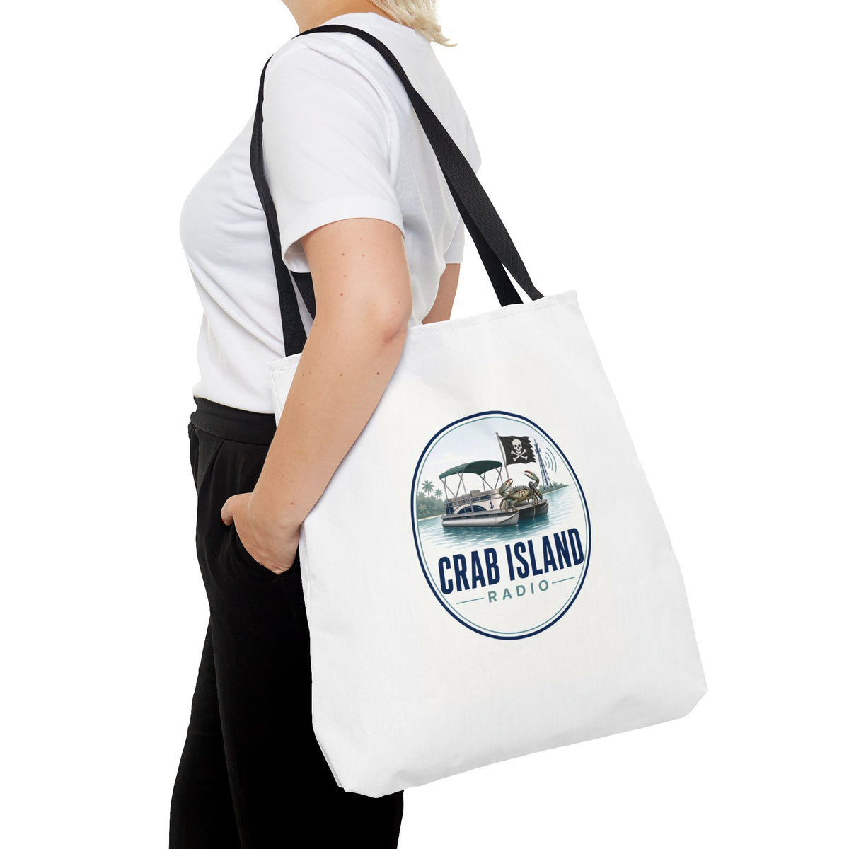 Tote Bag (AOP) – Crab Island Radio