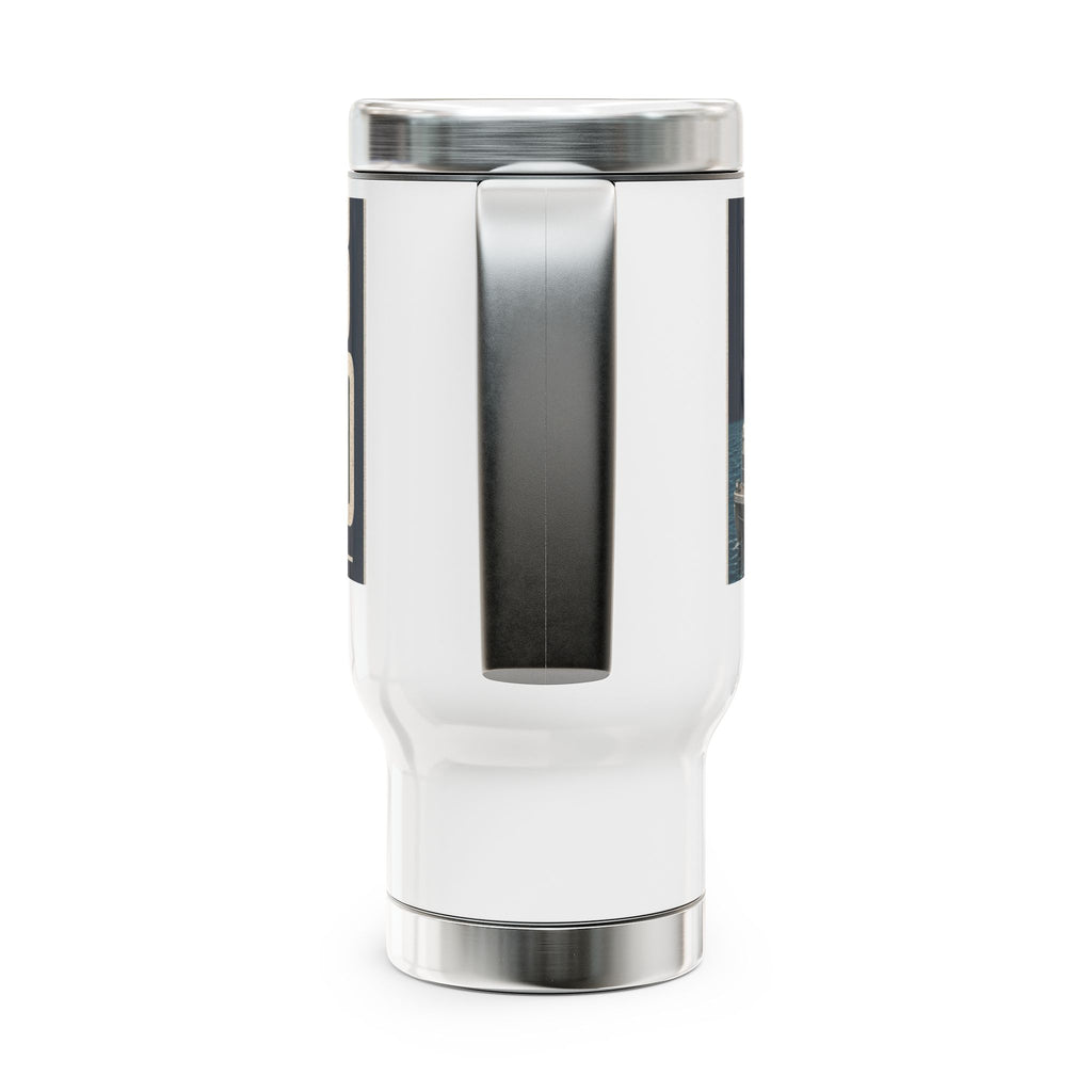Stainless Steel Travel Mug with Handle, 14oz – Pirate Crab