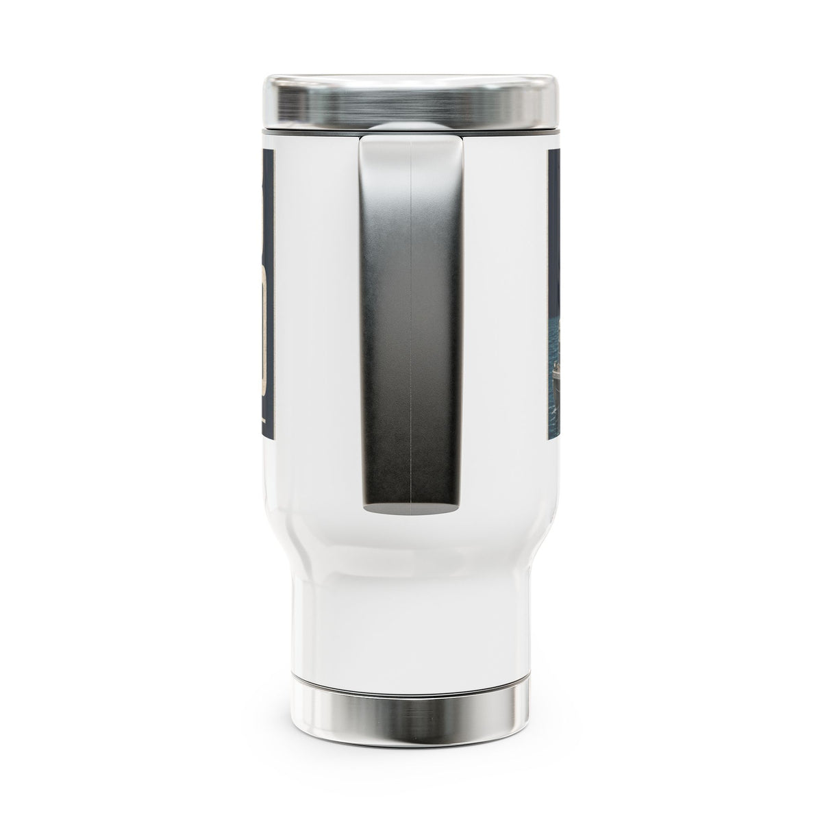 Stainless Steel Travel Mug with Handle, 14oz – Pirate Crab