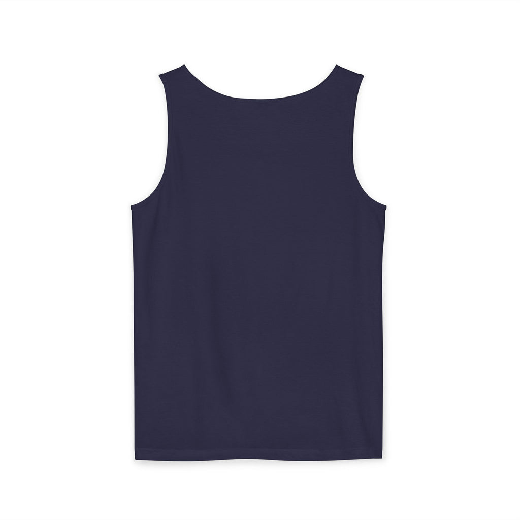 Crab Island Radio Men's Island Sunset Tank Top - True Navy