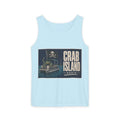 Crab Island Radio Men's Pirate Crab Tank Top - Chambray