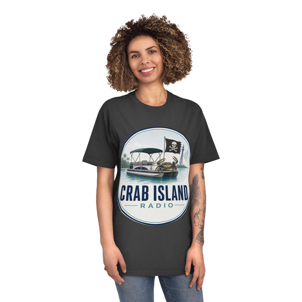 Unisex Faded Shirt – Crab Island Radio