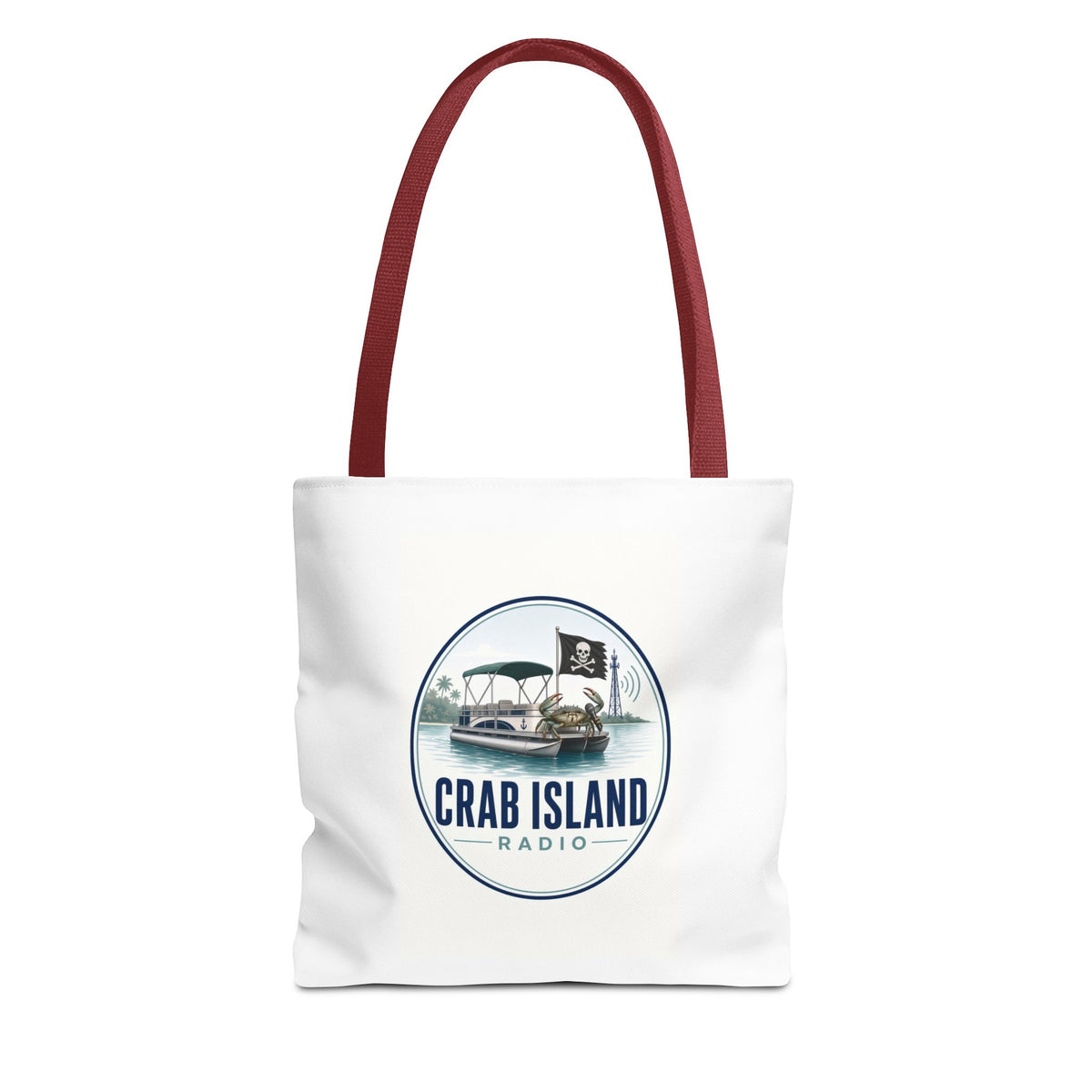 Tote Bag (AOP) – Crab Island Radio