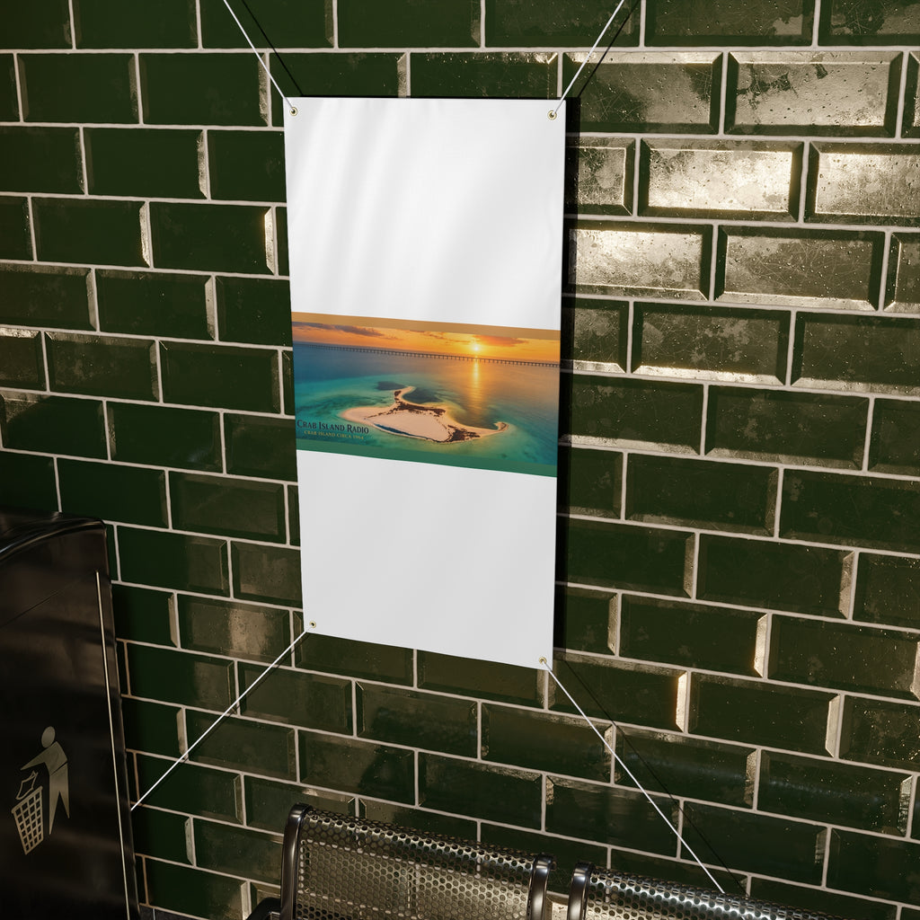 Matte Banner – Island Sunset