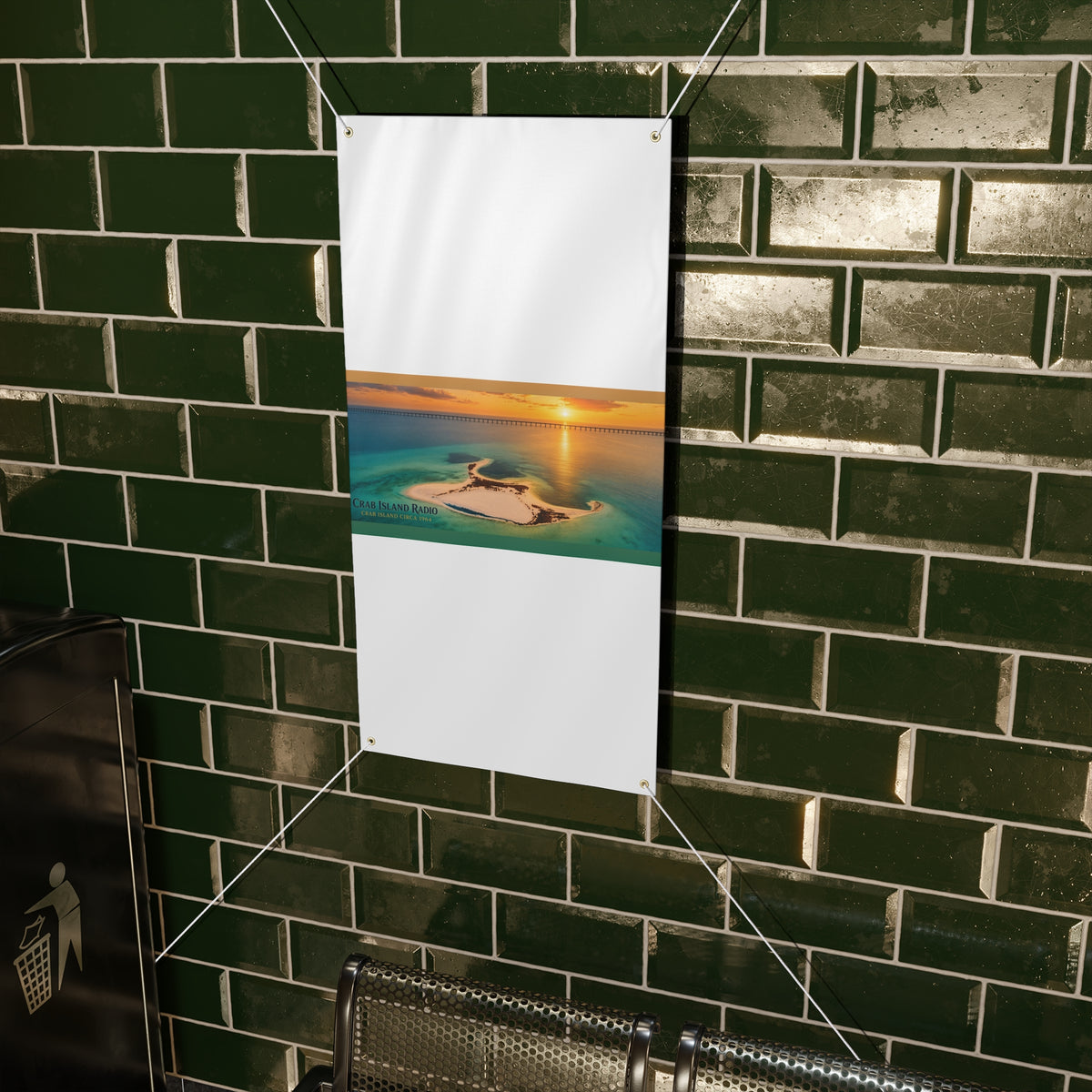 Matte Banner – Island Sunset
