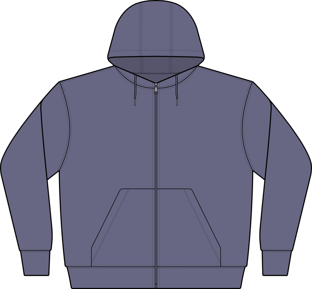 Women's PosiCharge Tri-Blend Wicking Fleece Full-Zip Hooded Jacket – Crab Island Radio